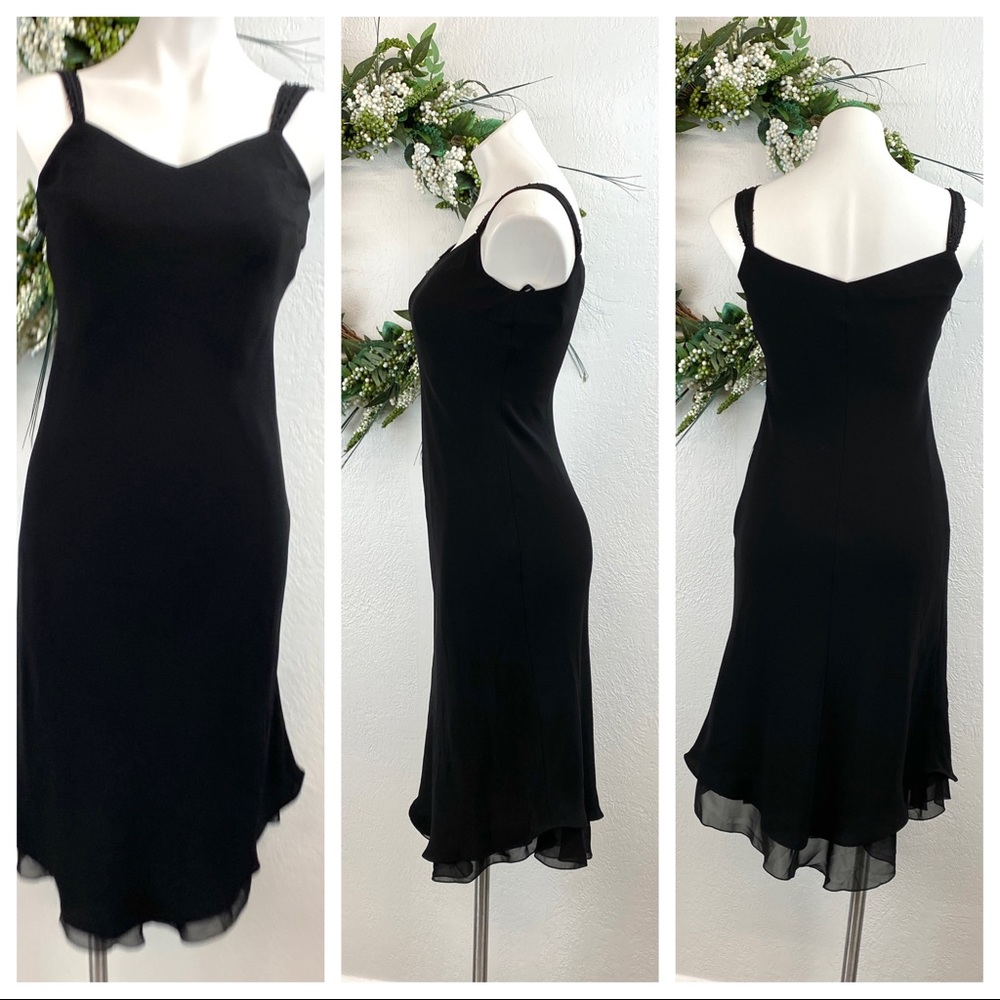 Black Evan Picone Cocktail Dress